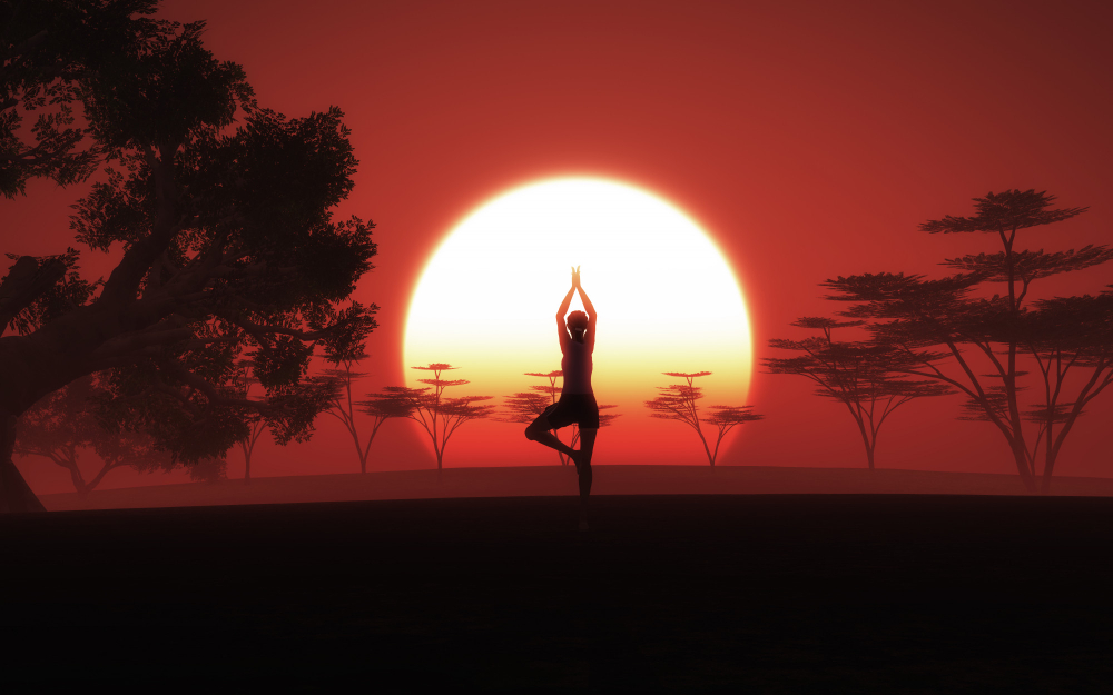 Sunrise Yoga Pose