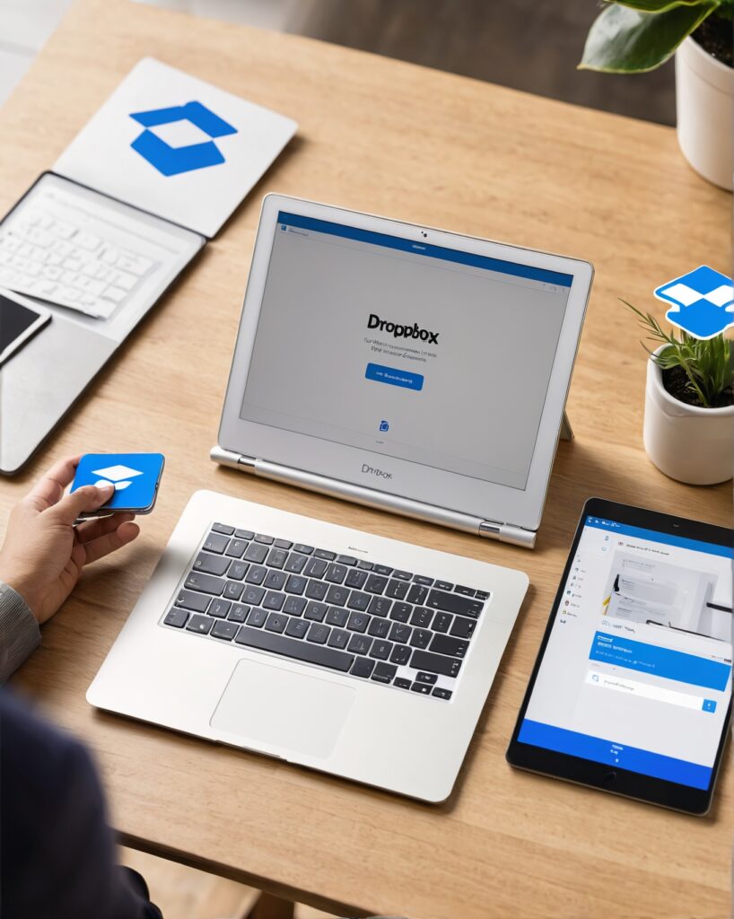 User accessing Dropbox files on multiple devices